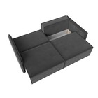 Прямой диван «Либерти», механизм еврокнижка, велюр, цвет серый - Фото 4