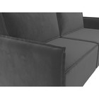 Диван прямой «Либерти», механизм еврокнижка, велюр, цвет серый - Фото 9