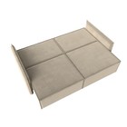 Диван прямой «Либерти», механизм еврокнижка, микровельвет, цвет бежевый - Фото 2