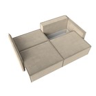 Диван прямой «Либерти», механизм еврокнижка, микровельвет, цвет бежевый - Фото 4