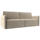 Диван прямой «Либерти», механизм еврокнижка, микровельвет, цвет бежевый - Фото 6