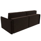 Диван прямой «Либерти», механизм еврокнижка, микровельвет, цвет коричневый - Фото 8