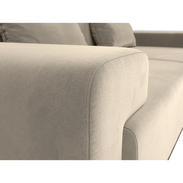 Прямой диван «Мюнхен», микровельвет, цвет бежевый - фото 1885590567