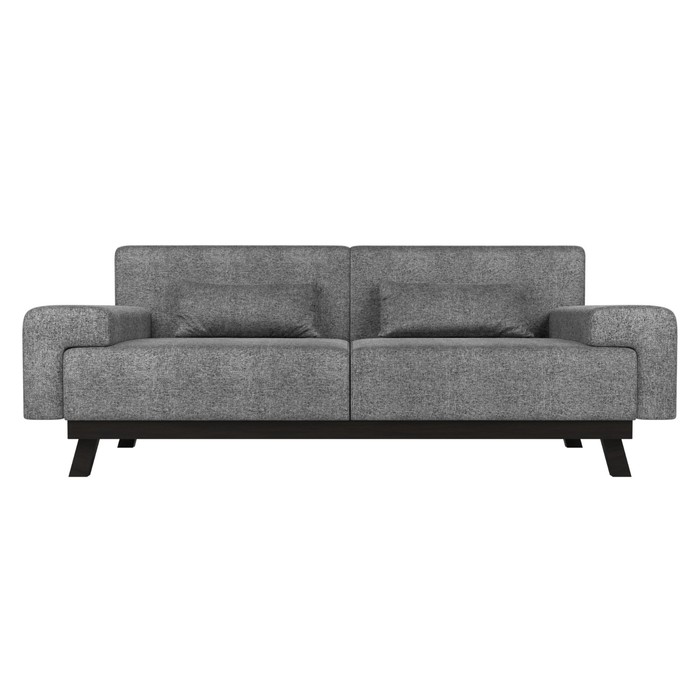 Прямой диван «Мюнхен», рогожка, цвет серый - фото 1885590589
