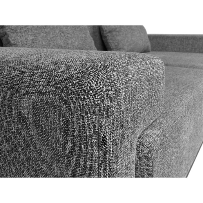 Прямой диван «Мюнхен», рогожка, цвет серый - фото 1885590591