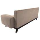 Прямой диван «Мюнхен Люкс», велюр, цвет бежевый - Фото 6