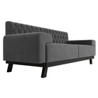 Прямой диван «Мюнхен Люкс», велюр, цвет серый - Фото 3