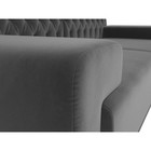 Прямой диван «Мюнхен Люкс», велюр, цвет серый - Фото 4