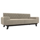 Прямой диван «Мюнхен Люкс», микровельвет, цвет бежевый - фото 298402741