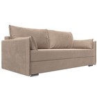 Прямой диван «Сайгон», механизм еврокнижка, велюр, цвет бежевый - Фото 5