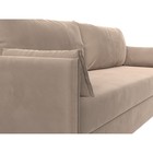 Прямой диван «Сайгон», механизм еврокнижка, велюр, цвет бежевый - Фото 6