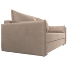 Прямой диван «Сайгон», механизм еврокнижка, велюр, цвет бежевый - Фото 7