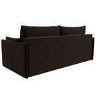 Прямой диван «Сайгон», механизм еврокнижка, микровельвет, цвет коричневый - Фото 4