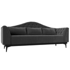 Прямой диван «Флорида», велюр, цвет серый - фото 298402795