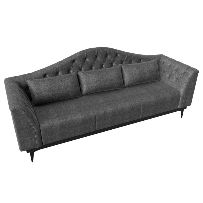 Прямой диван «Флорида», рогожка, цвет серый - фото 1885590716