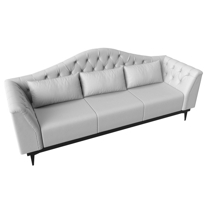 Прямой диван «Флорида», экокожа, цвет белый - фото 1885590724