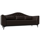 Прямой диван «Флорида», экокожа, цвет коричневый - фото 298402842