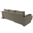 Угловой диван «Атланта лайт», левый угол, механизм еврокнижка, микровельвет, цвет бежевый - Фото 6