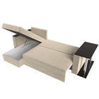 Диван угловой «Атланта лайт», левый угол, механизм еврокнижка, микровельвет, цвет бежевый - Фото 10