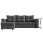 Угловой диван «Атланта лайт», левый угол, механизм еврокнижка, рогожка, цвет серый - Фото 2