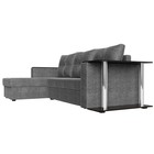 Угловой диван «Атланта лайт», левый угол, механизм еврокнижка, рогожка, цвет серый - Фото 3