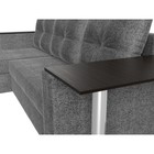 Угловой диван «Атланта лайт», левый угол, механизм еврокнижка, рогожка, цвет серый - Фото 4