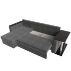 Угловой диван «Атланта лайт», левый угол, механизм еврокнижка, рогожка, цвет серый - Фото 8