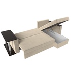 Диван угловой «Атланта лайт», правый угол, механизм еврокнижка, микровельвет, цвет бежевый - Фото 10