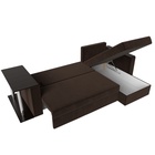 Диван угловой «Атланта лайт», правый угол, еврокнижка, микровельвет, цвет коричневый - Фото 10