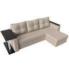Угловой диван «Атланта лайт», правый угол, механизм еврокнижка, рогожка, цвет бежевый - Фото 5