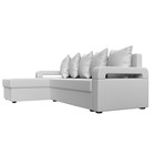 Угловой диван «Гермес лайт», левый угол, механизм еврокнижка, экокожа, цвет белый - Фото 3