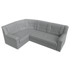 Угловой диван «Карелия», левый угол, механизм дельфин, рогожка, цвет серый - Фото 5