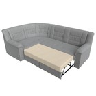 Угловой диван «Карелия», левый угол, механизм дельфин, рогожка, цвет серый - Фото 7