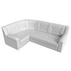 Угловой диван «Карелия», левый угол, механизм дельфин, экокожа, цвет белый - Фото 5
