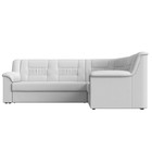 Угловой диван «Карелия», правый угол, механизм дельфин, экокожа, цвет белый - Фото 2