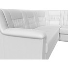 Угловой диван «Карелия», правый угол, механизм дельфин, экокожа, цвет белый - Фото 4