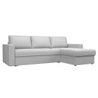 Угловой диван «Траумберг», правый угол, механизм дельфин, экокожа, цвет белый - Фото 1