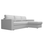 Угловой диван «Траумберг», правый угол, механизм дельфин, экокожа, цвет белый - Фото 3