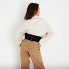 Корсет на кнопках, ширина 15 см, резинка, цвет чёрный - фото 22074069