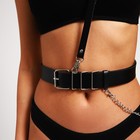 Портупея женская на грудь, цвет чёрный 9526978