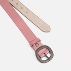 Ремень женский, ширина 2.5 см, винт, пряжка металл, цвет розовый - Фото 2