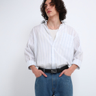 Ремень мужской, ширина 3,5 см, пряжка автомат, цвет чёрный - фото 23751267