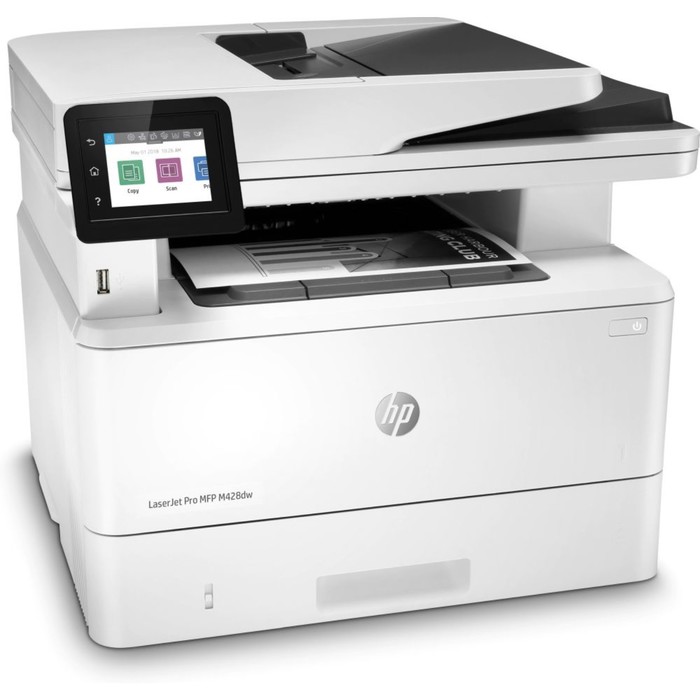 МФУ, лаз ч/б HP LaserJet Pro RU M428dw (W1A28A#B19), 1200x1200dpi, A4, Duplex, WiFi - фото 51309272