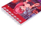 Блокнот А7, 40 листов на гребне Anime Freedom, обложка мелованный картон, МИКС - Фото 2