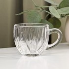 Набор чайный из стекла «Блаженство», 4 предмета: 2 чашки 150 мл, 2 блюдца d=12 см - фото 4374413