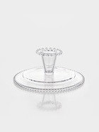 Подставка для торта «Орбита», 31×12 см, на ножке, стекло, прозрачная - Фото 4