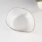 Салатник фигурный «Ракушка», 550 мл, 20.5×15×6 см, стекло 9370258 - фото 319793839