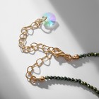 Чокер шар №2 гранёный «Шпинель», цвет зелёный, 35.7см с удлинителем 7см - фото 25274060