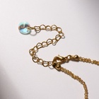 Чокер шар №2 гранёный «Шпинель», цвет золотистый, 35.7см с удлинителем 7см - фото 30762263