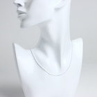 Чокер шар №2 гранёный «Шпинель», цвет молочный, 37см с удлинителем 7см - фото 30762268